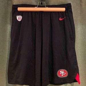 Nike Dri-Fit athletic shorts. San Francisco 49ers. NWOT